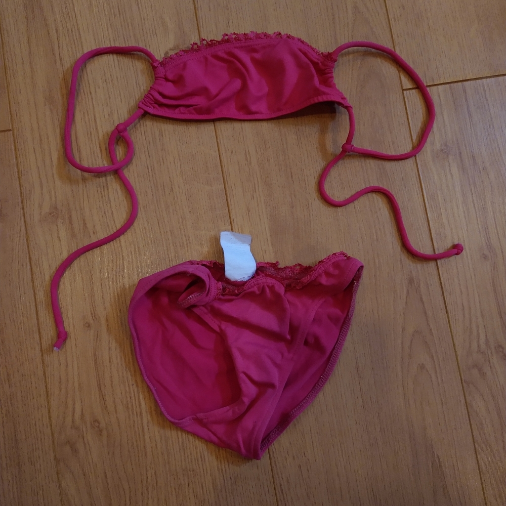 3T petit bateau pink bikini 👙 French